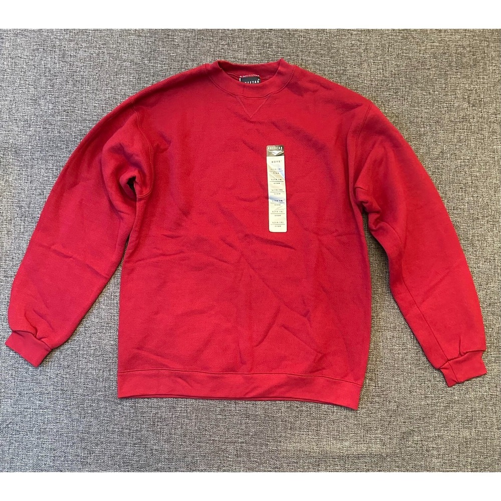Cheetah Sweatshirt Red‎ Long Sleeve Pullover